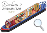 Duchess 2 Narrow boat holiday