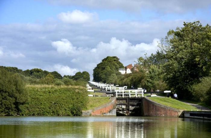 Caen locks Kennet and Avon Canal