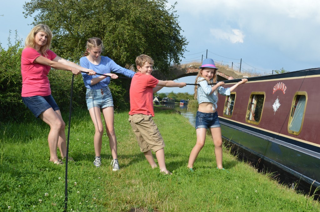 Family holiday on the UK canals
