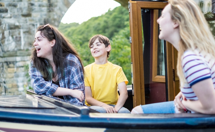 Family canal boat holiday Black Prince