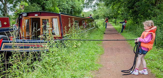 Mooring up on the canals