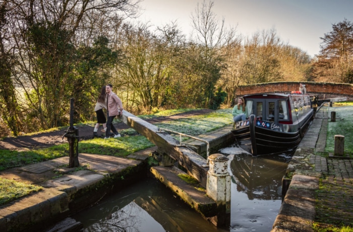 Black Prince friends operating locks