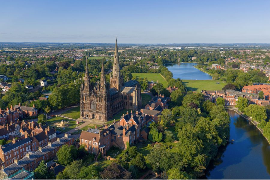 Lichfield Cathedral, Staffordshire