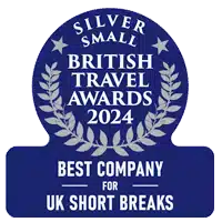British Travel Awards logo Silver Award
